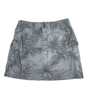 Vintage Y2K Faded‎ Glory Cargo Mini Skirt Shorts Skort Size 4